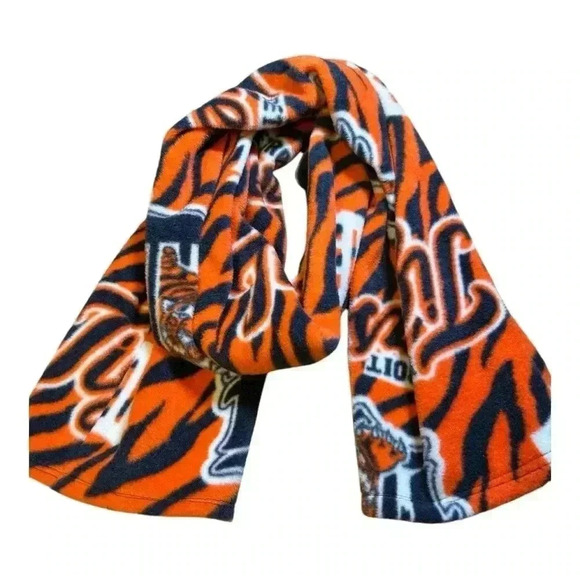 Detroit Tigers Unisex  Scarf, Team Color, please see size on picture handmade - Picture 2 of 5